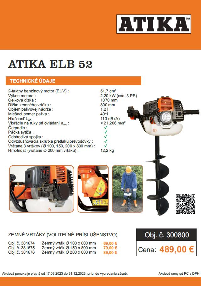 <strong>ATIKA</strong><br>ELB 52